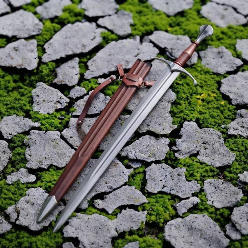 Hand Forged 6150 Carbon Steel Arming Sword thumbnail 6