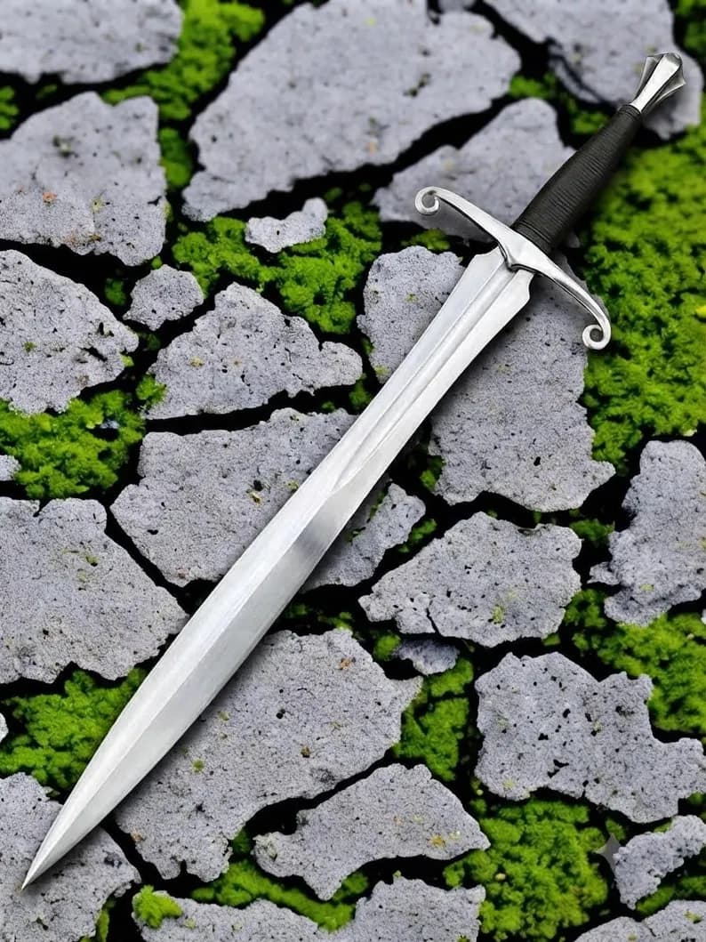 Hand Forged Elven Fantasy Sword thumbnail 6