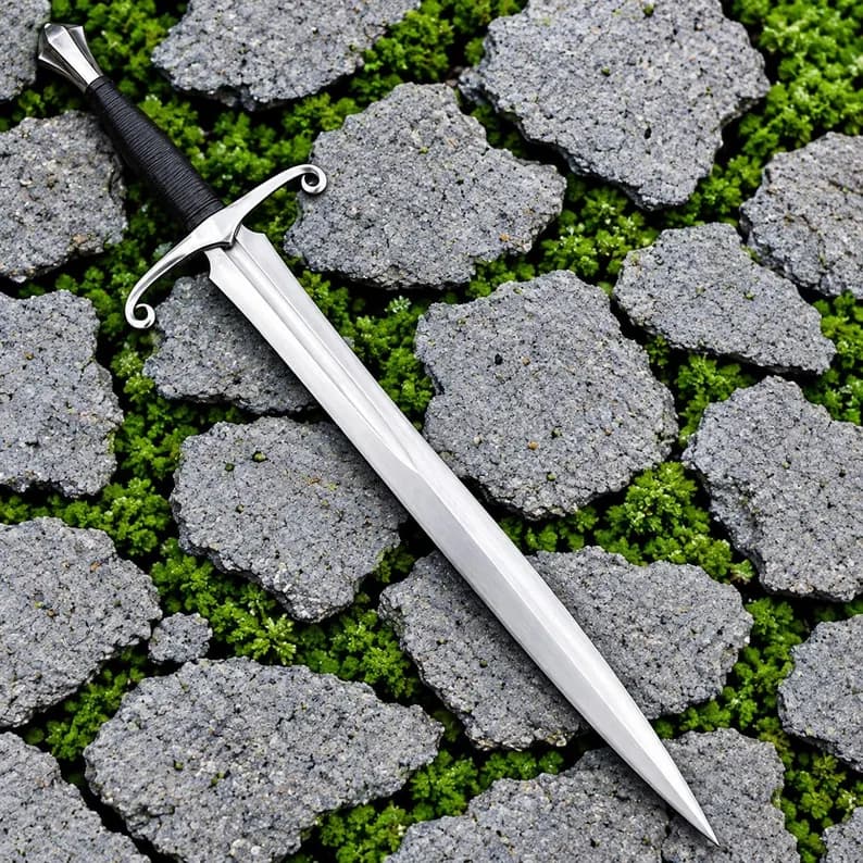 Hand Forged Elven Fantasy Sword thumbnail 3