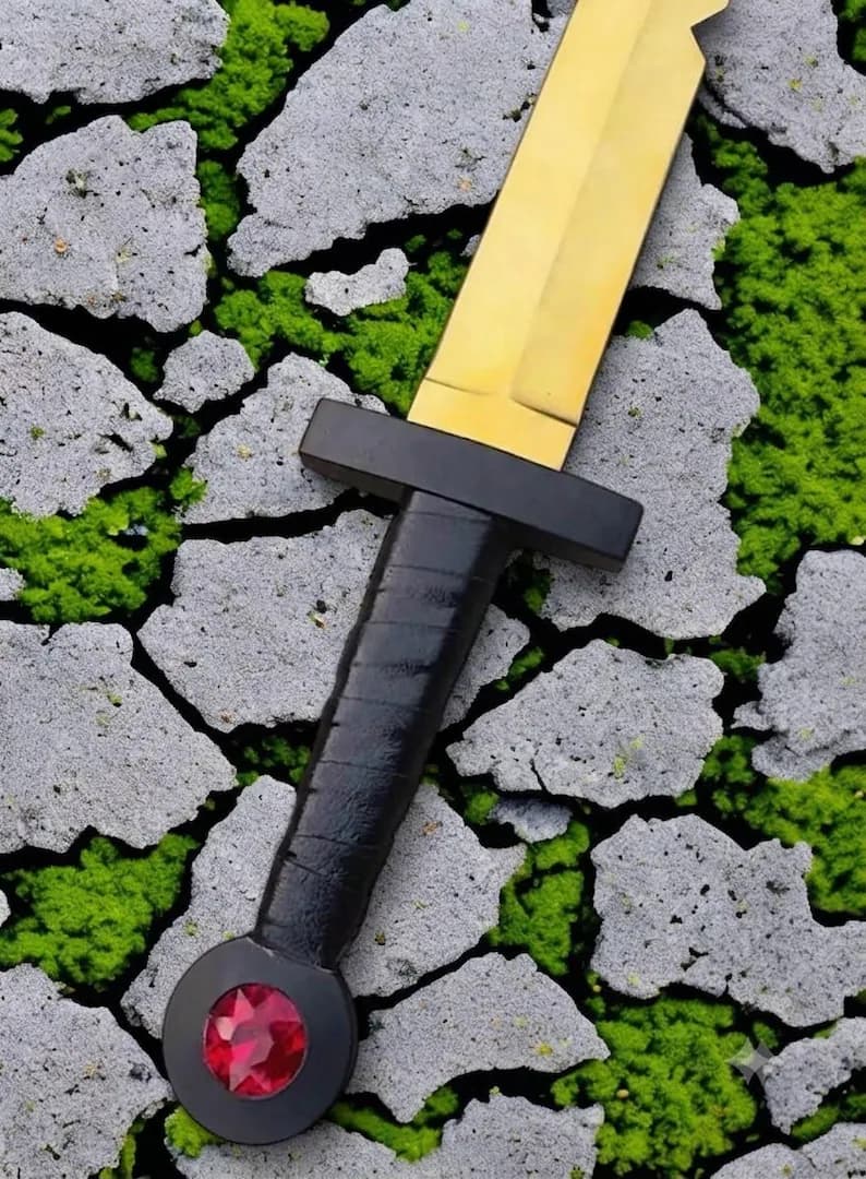 Hand Forged Finn Scarlet Sword Replica thumbnail 2